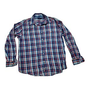 Southern Marsh Shirt Long Sleeve Button Up Mens Large Plaid